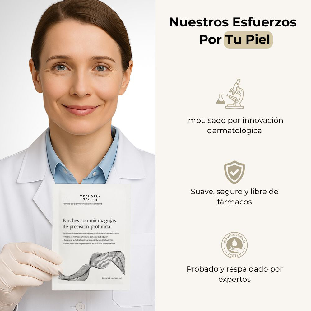 Parches  con microagujas