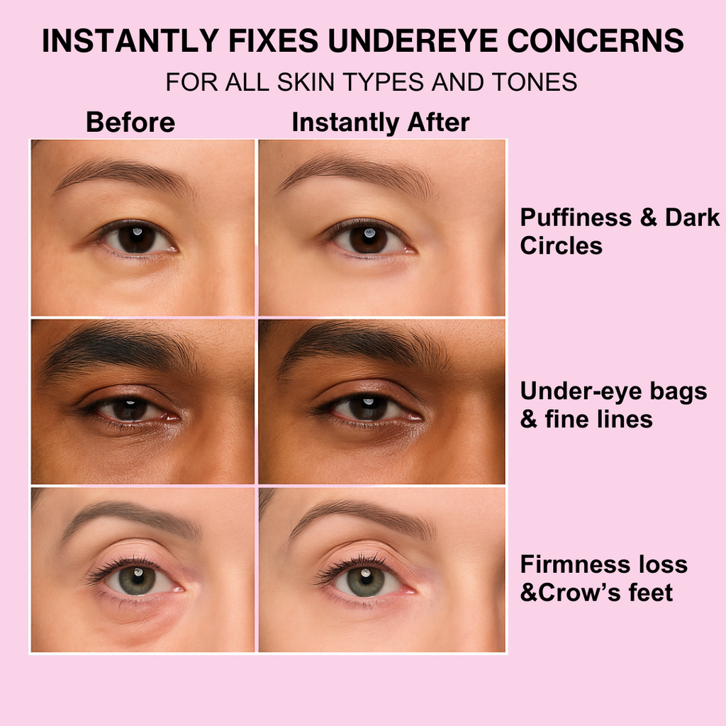 Reafirmante Instantáneo Contorno de Ojos- Compatible con maquillaje